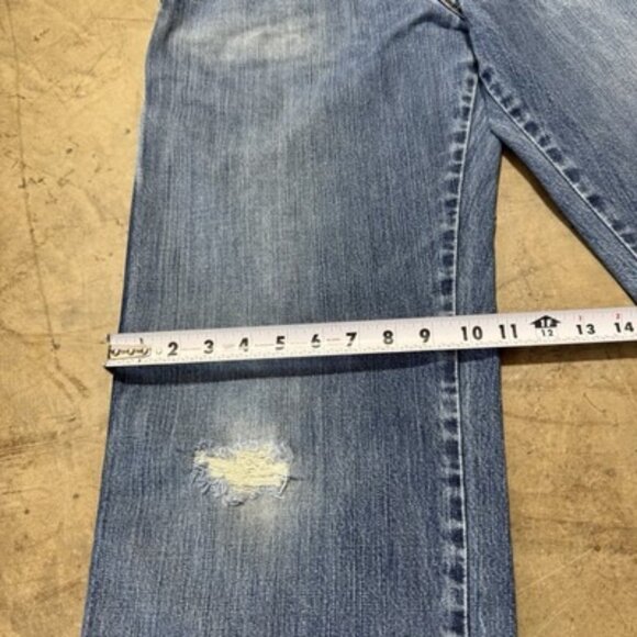 Vintage 90s Levi’s Silvertab Carpenter Faded Dark Wash Denim Blue Jeans 32 X 33 - Picture 4 of 13